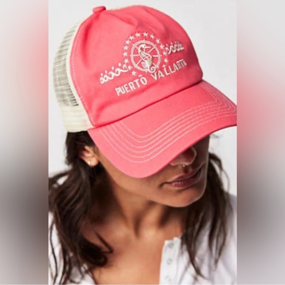 NWOT Free People Spring Break Trucker Hat